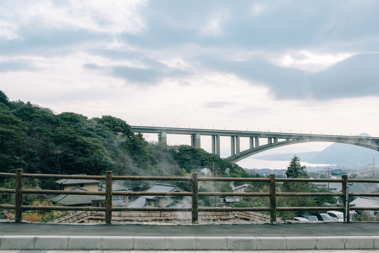 明礬から見るパノラマ